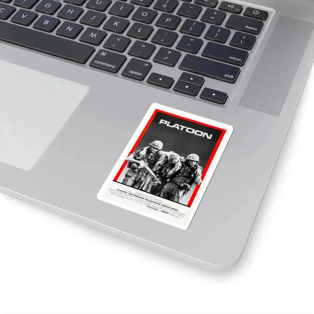 Platoon 1986 Movie Poster - STICKER Vinyl Kiss-Cut Decal - The Sticker Space