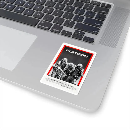 Platoon 1986 Movie Poster - STICKER Vinyl Kiss-Cut Decal - The Sticker Space