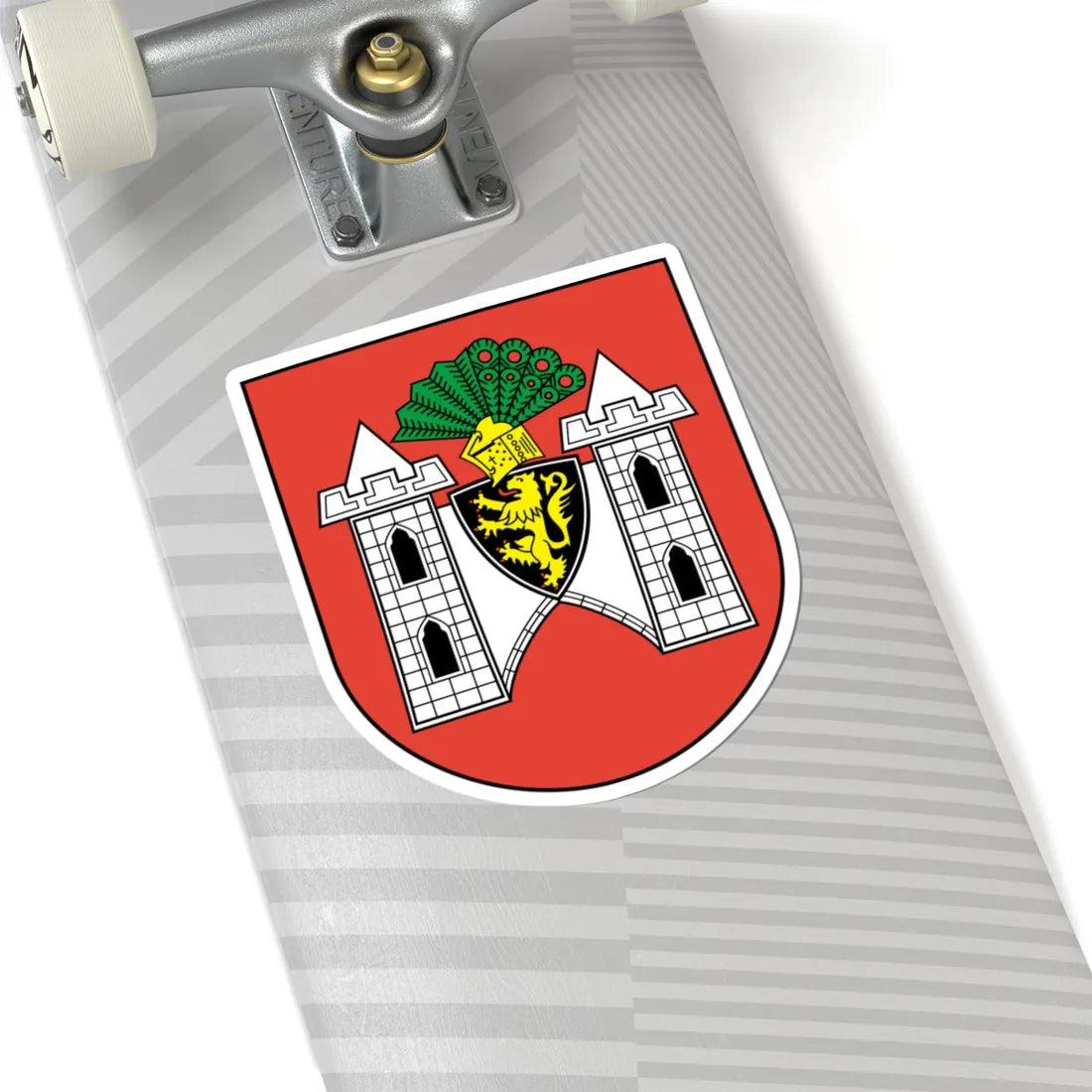 Plauen Coat of arms (Germany) (Coat of Arms) STICKER Vinyl Kiss-Cut Decal - The Sticker Space