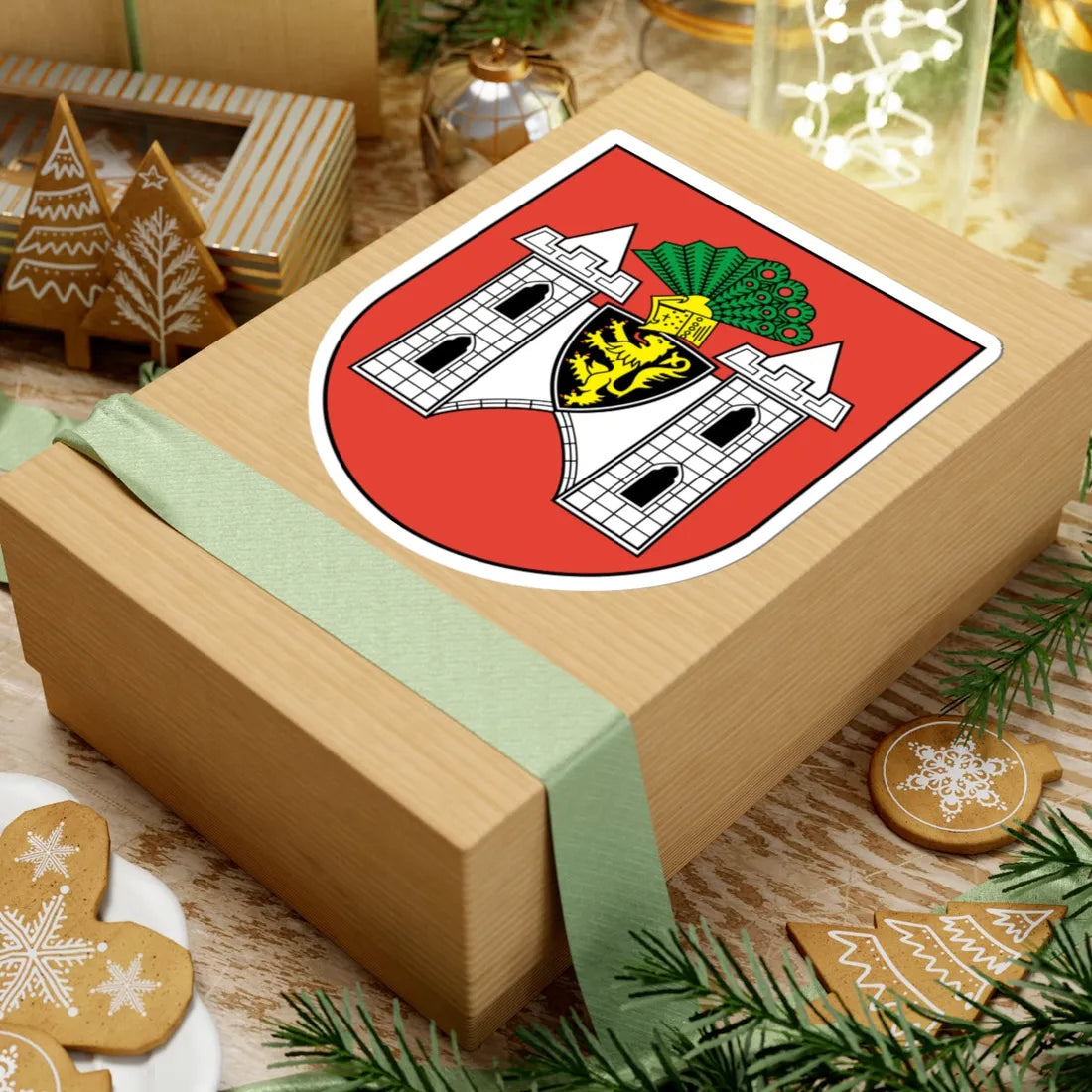 Plauen Coat of arms (Germany) (Coat of Arms) STICKER Vinyl Kiss-Cut Decal - The Sticker Space