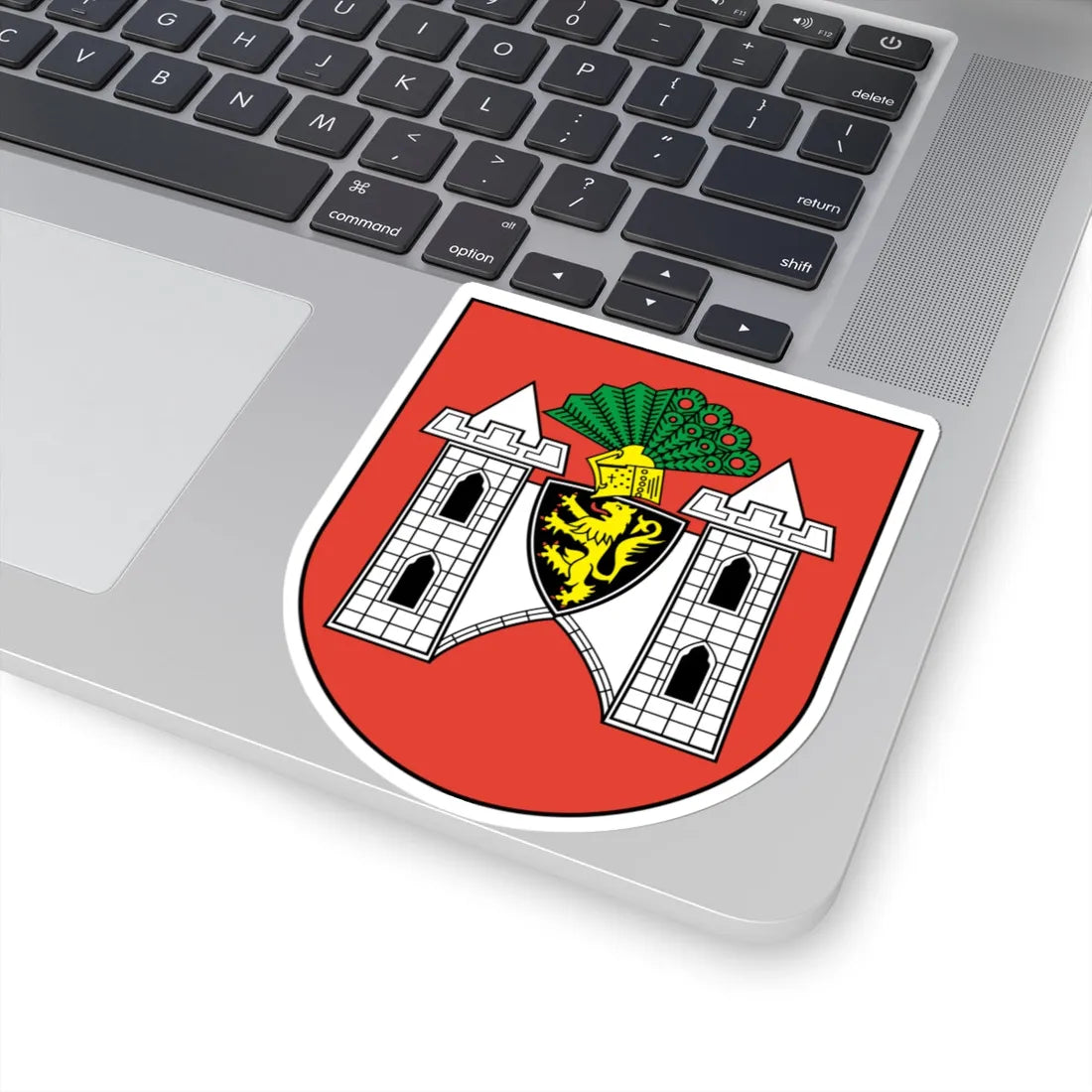 Plauen Coat of arms (Germany) (Coat of Arms) STICKER Vinyl Kiss-Cut Decal - The Sticker Space