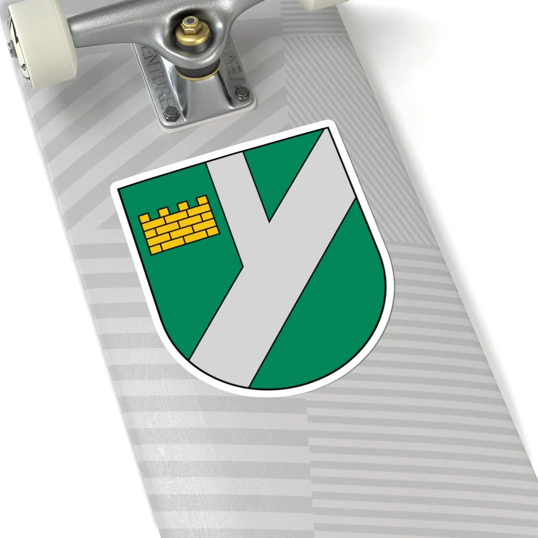 Plavinas COA (Latvia) (Coat of Arms) STICKER Vinyl Kiss-Cut Decal - The Sticker Space