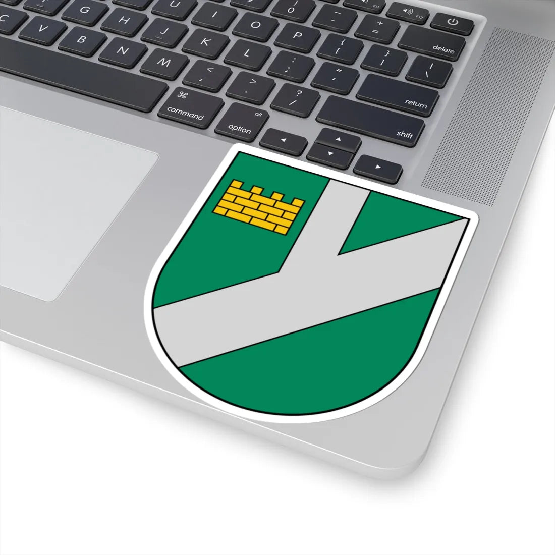 Plavinas COA (Latvia) (Coat of Arms) STICKER Vinyl Kiss-Cut Decal - The Sticker Space