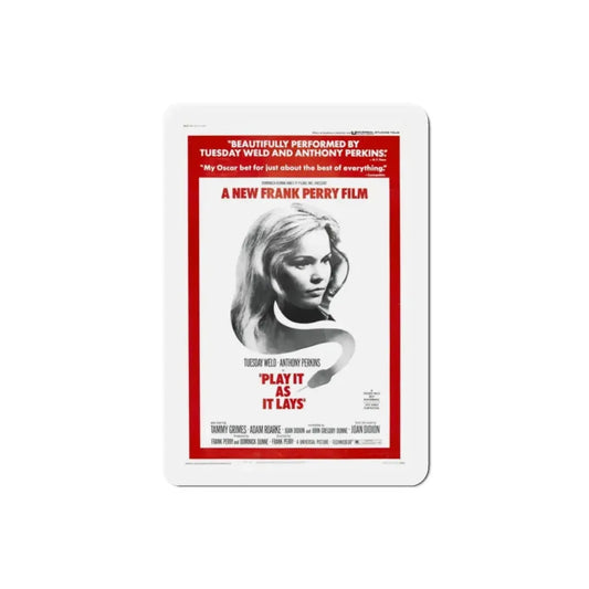 Play It As It Lays 1972 Movie Poster Refrigerator Magnet 2 Inch - The Sticker Space