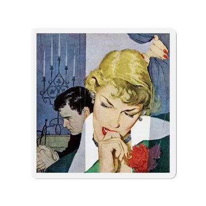 Play With Fire, Redbook, August 1950 (Magazine Illustration) Refrigerator Magnet - The Sticker Space