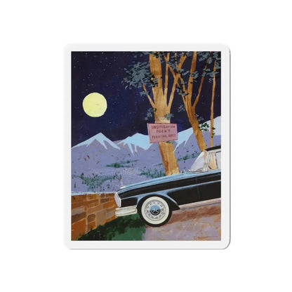 Playboy cartoon illustration, page 54, May 1962 (Magazine Illustration) Refrigerator Magnet - The Sticker Space