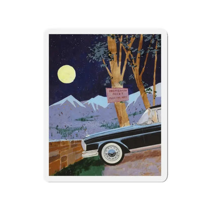 Playboy cartoon illustration, page 54, May 1962 (Magazine Illustration) Refrigerator Magnet - The Sticker Space