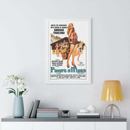 PLAYGIRLS OF MUNICH 1977 - Framed Movie Poster-The Sticker Space