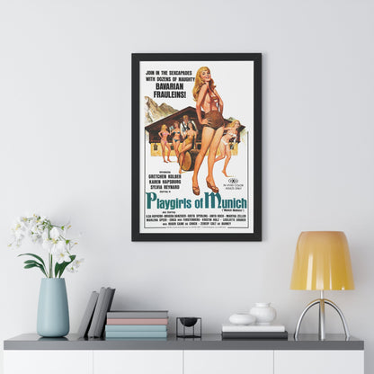 PLAYGIRLS OF MUNICH 1977 - Framed Movie Poster-The Sticker Space