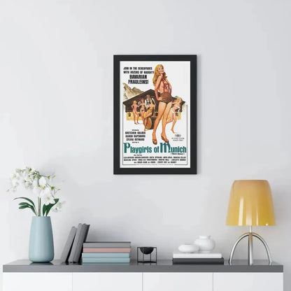 PLAYGIRLS OF MUNICH 1977 - Framed Movie Poster - The Sticker Space