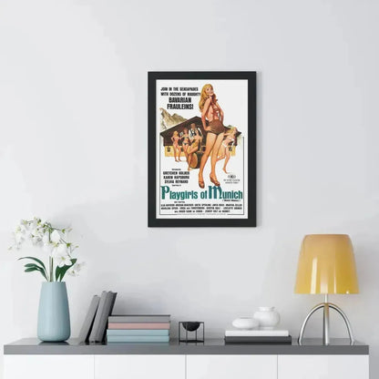 PLAYGIRLS OF MUNICH 1977 - Framed Movie Poster - The Sticker Space