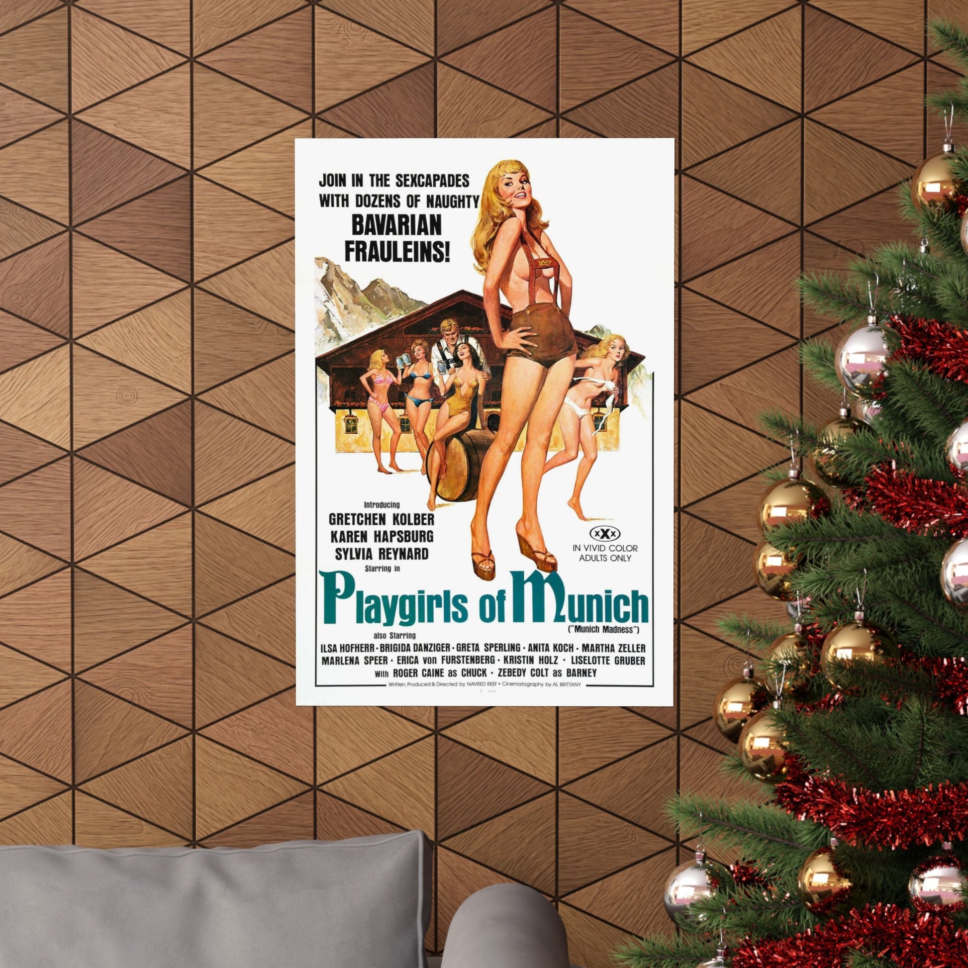 PLAYGIRLS OF MUNICH 1977 - Paper Movie Poster-The Sticker Space