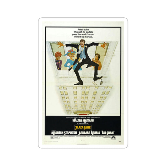 Plaza Suite 1971 Movie Poster STICKER Vinyl Die-Cut Decal-2 Inch-The Sticker Space