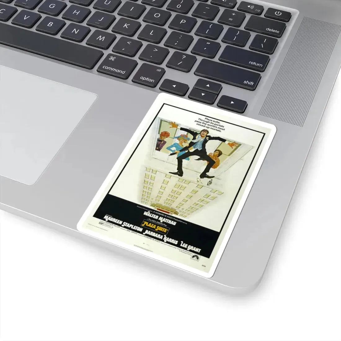 Plaza Suite 1971 Movie Poster - STICKER Vinyl Kiss-Cut Decal - The Sticker Space