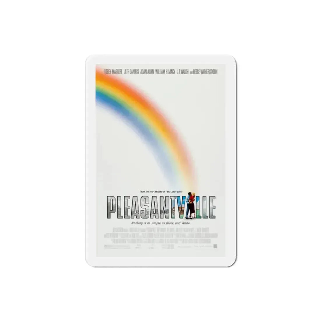 Pleasantville 1998 Movie Poster Refrigerator Magnet 2 Inch - The Sticker Space