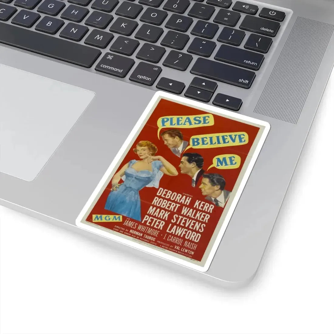Please Believe Me 1950 Movie Poster - STICKER Vinyl Kiss-Cut Decal - The Sticker Space