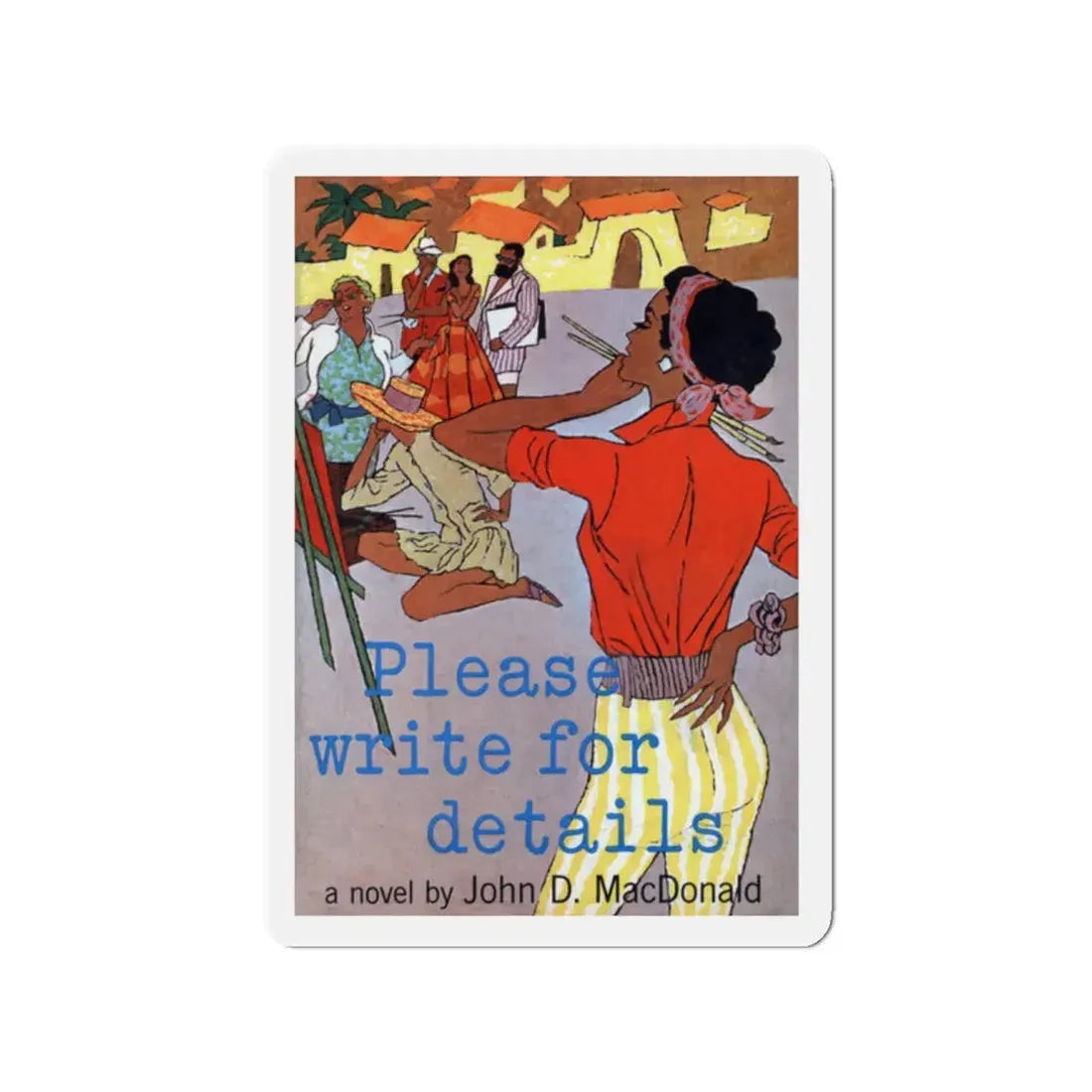 Please Write for Details, 1959 (Magazine Illustration) Refrigerator Magnet - The Sticker Space