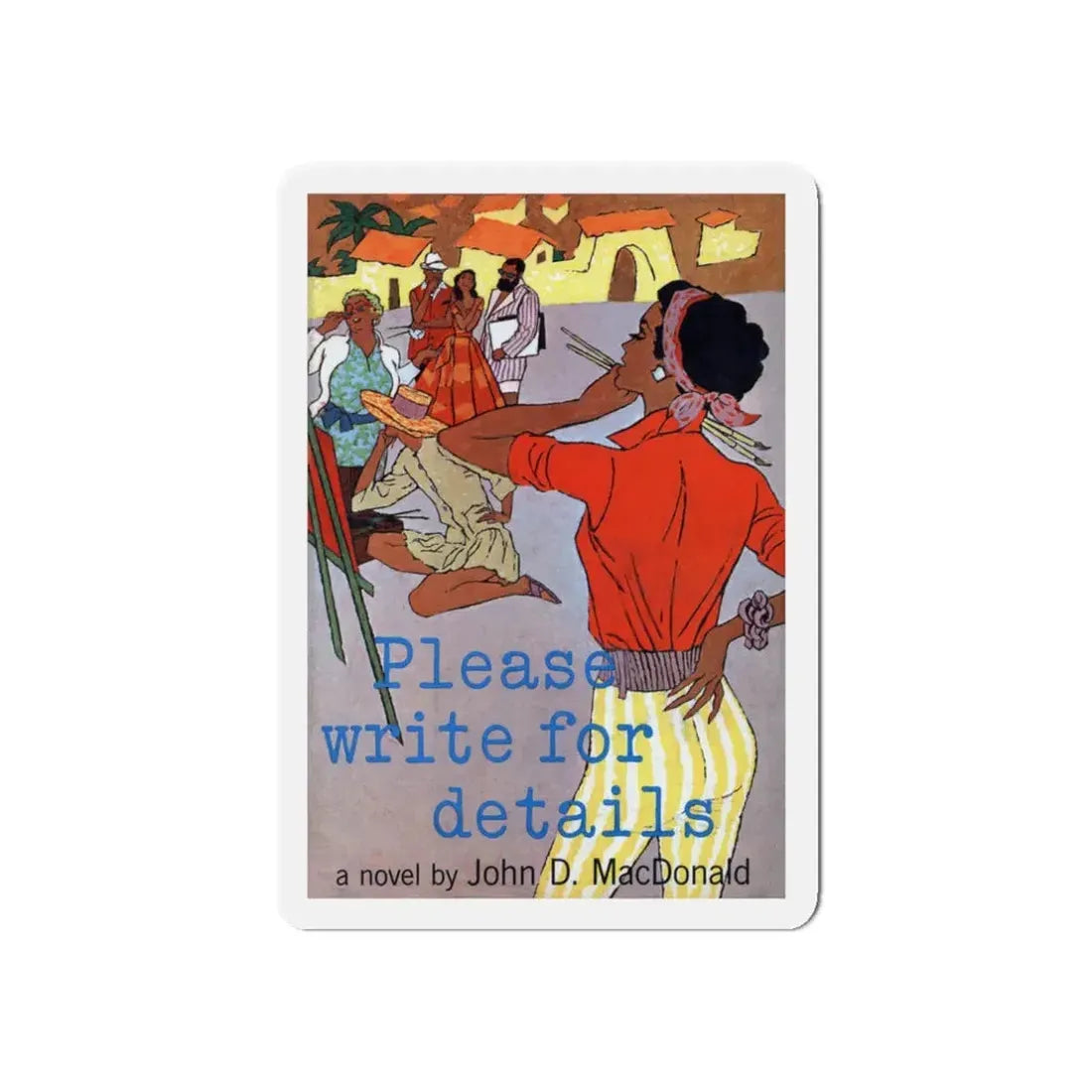 Please Write for Details, 1959 (Magazine Illustration) Refrigerator Magnet - The Sticker Space