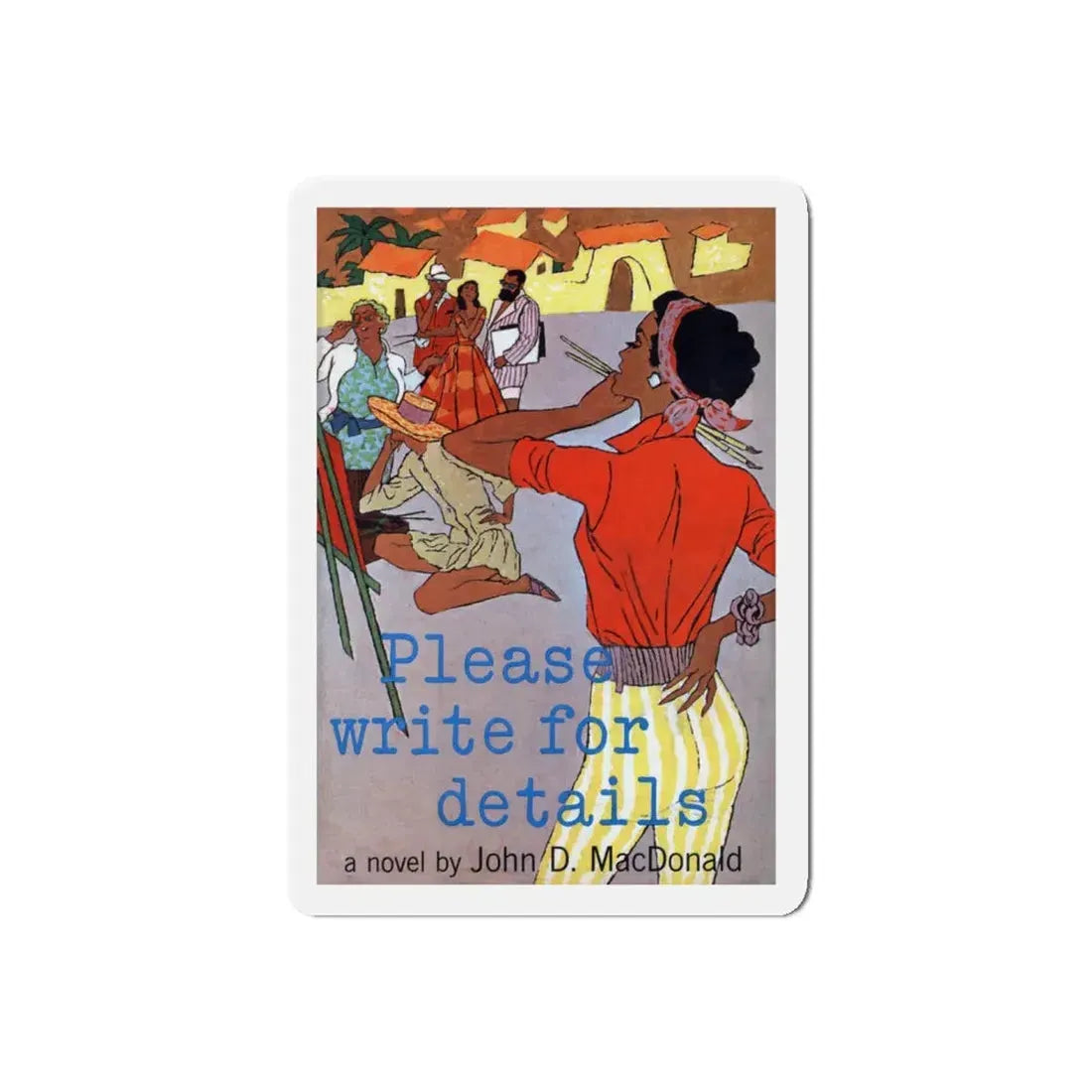 Please Write for Details, 1959 (Magazine Illustration) Refrigerator Magnet - The Sticker Space