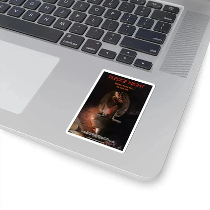 PLEDGE NIGHT 1988 Movie Poster - STICKER Vinyl Kiss-Cut Decal - The Sticker Space