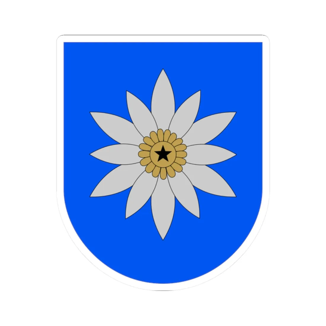 Pälkäne.vaakuna (Finland) (Coat of Arms) STICKER Vinyl Kiss-Cut Decal 2 Inch White - The Sticker Space