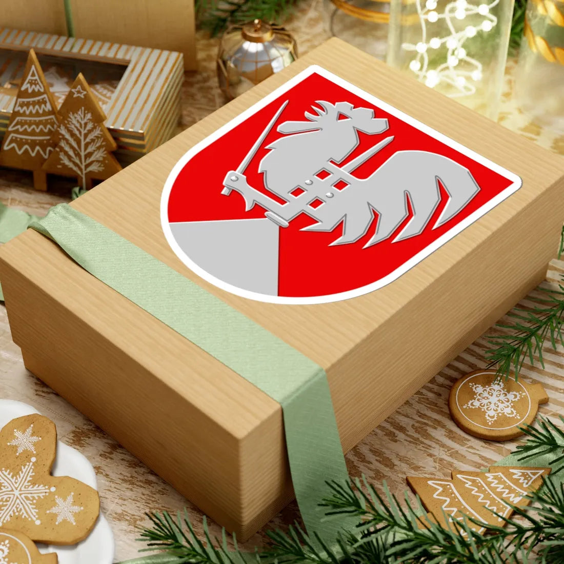 Pälkäne.vaakuna.1965 (Finland) (Coat of Arms) STICKER Vinyl Kiss-Cut Decal - The Sticker Space