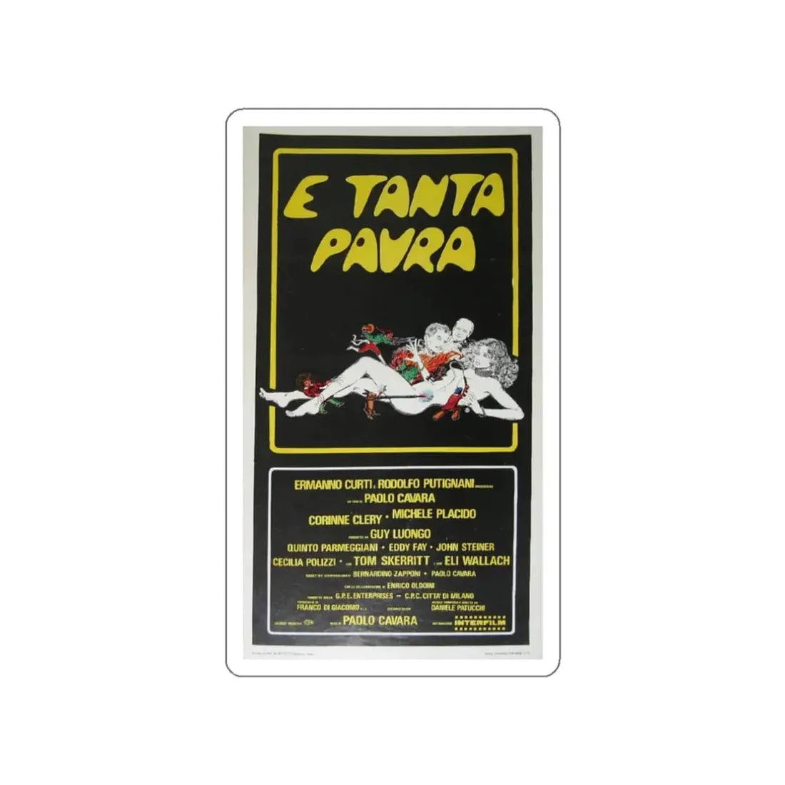 PLOT OF FEAR 1976 Movie Poster STICKER Vinyl Die-Cut Decal 3 Inch - The Sticker Space