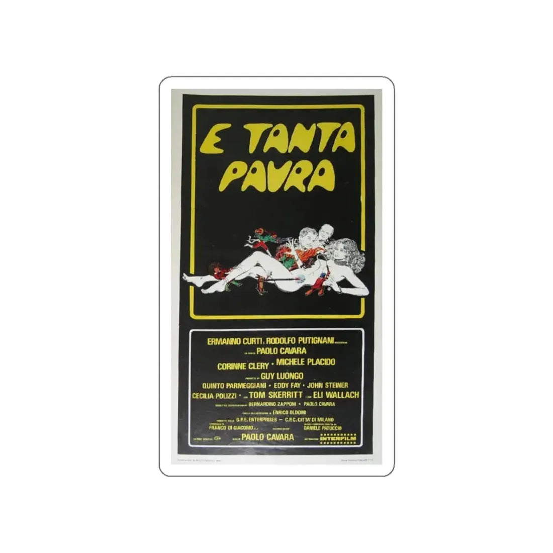 PLOT OF FEAR 1976 Movie Poster STICKER Vinyl Die-Cut Decal 5 Inch - The Sticker Space