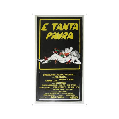 PLOT OF FEAR 1976 Movie Poster - STICKER Vinyl Kiss-Cut Decal 3 Inch White - The Sticker Space