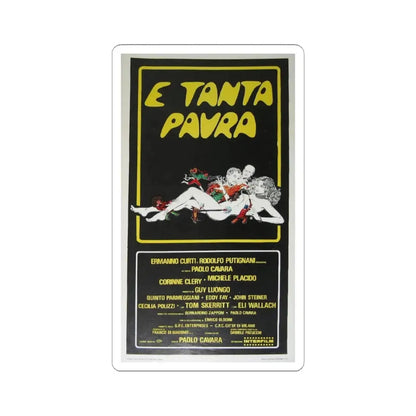 PLOT OF FEAR 1976 Movie Poster - STICKER Vinyl Kiss-Cut Decal 4 Inch White - The Sticker Space