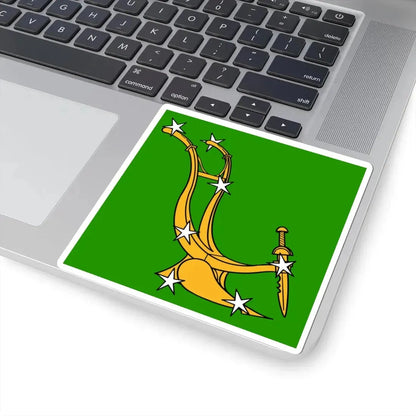 Plough and Stars flag (Ireland) STICKER Vinyl Kiss-Cut Decal - The Sticker Space