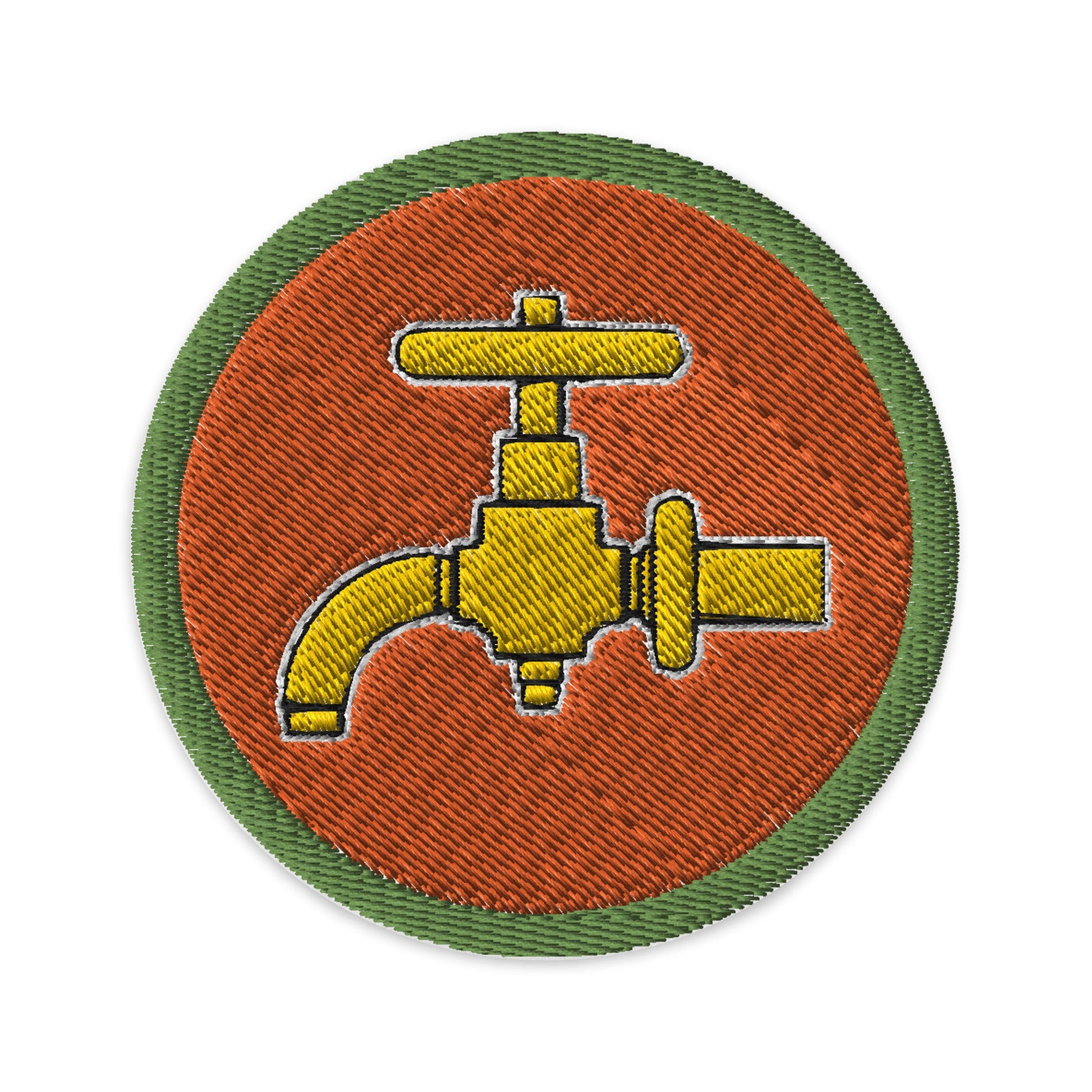 Plumbing (Boy Scouts Merit Badge) Embroidered Patch-The Sticker Space