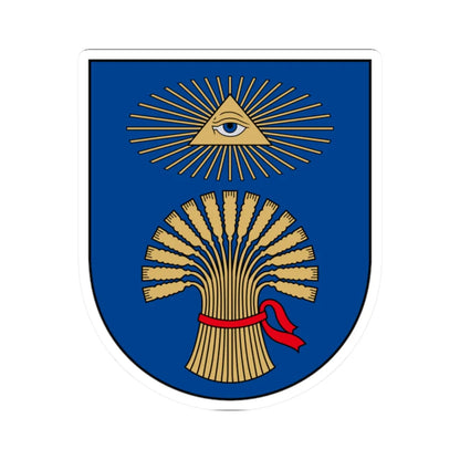 Plungė COA (Lithuania) (Coat of Arms) STICKER Vinyl Kiss-Cut Decal 2 Inch White - The Sticker Space