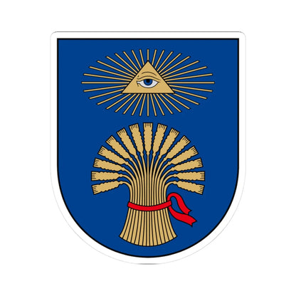 Plungė COA (Lithuania) (Coat of Arms) STICKER Vinyl Kiss-Cut Decal 3 Inch White - The Sticker Space