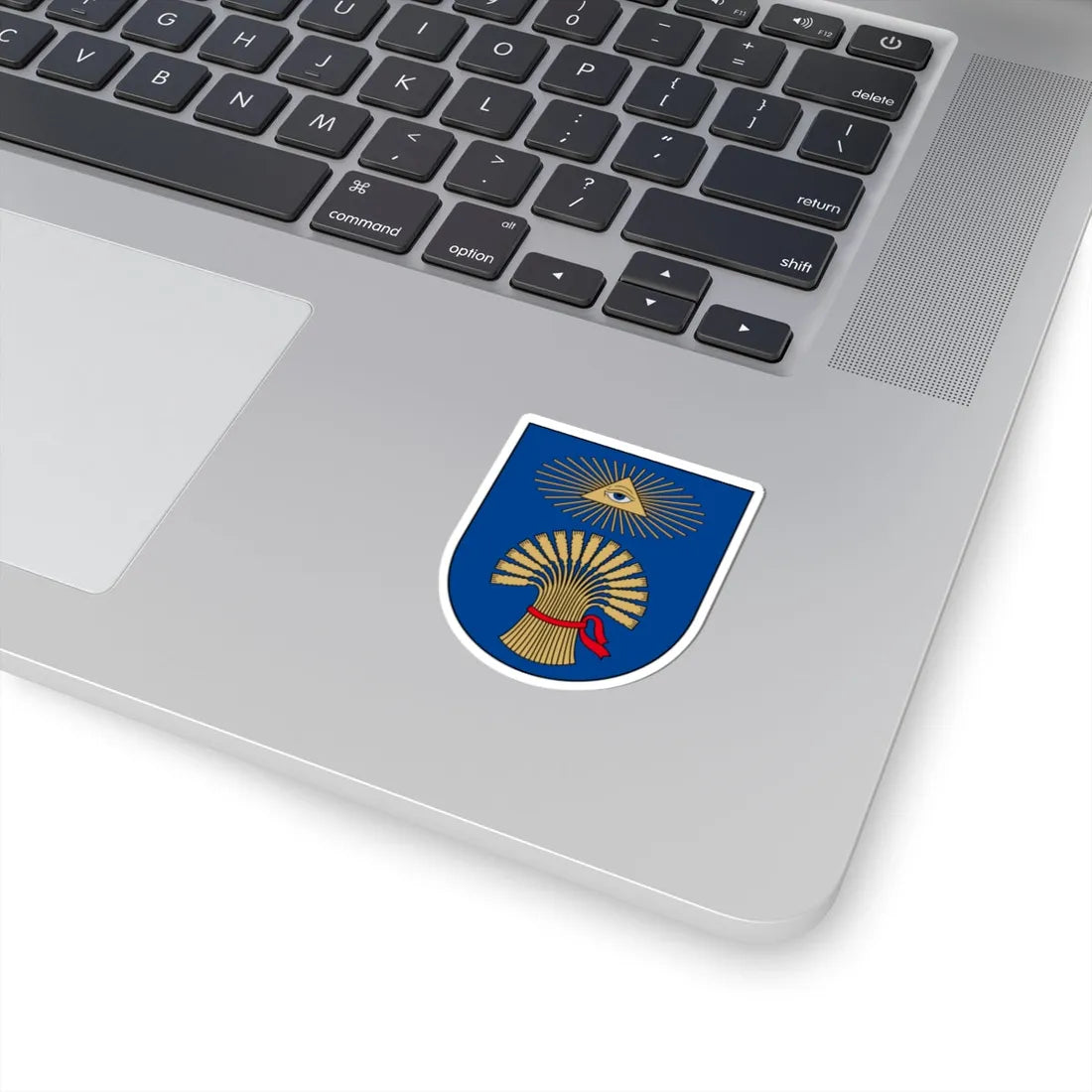 Plungė COA (Lithuania) (Coat of Arms) STICKER Vinyl Kiss-Cut Decal - The Sticker Space