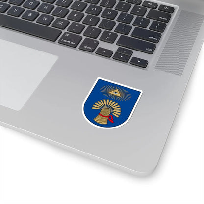 Plungė COA (Lithuania) (Coat of Arms) STICKER Vinyl Kiss-Cut Decal - The Sticker Space