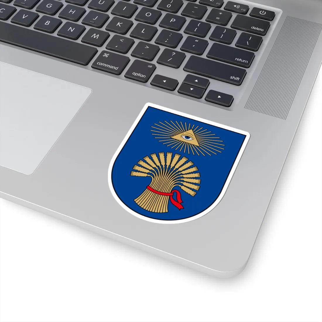 Plungė COA (Lithuania) (Coat of Arms) STICKER Vinyl Kiss-Cut Decal - The Sticker Space