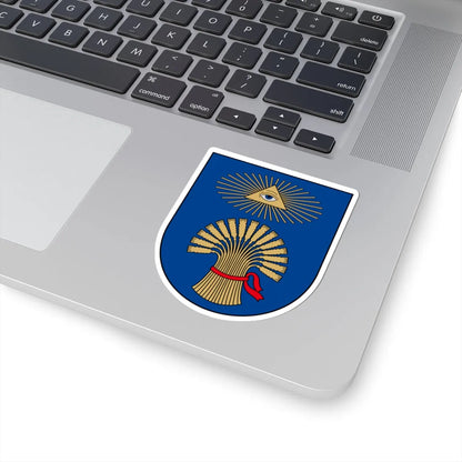 Plungė COA (Lithuania) (Coat of Arms) STICKER Vinyl Kiss-Cut Decal - The Sticker Space