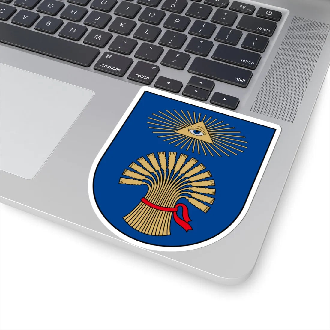 Plungė COA (Lithuania) (Coat of Arms) STICKER Vinyl Kiss-Cut Decal - The Sticker Space