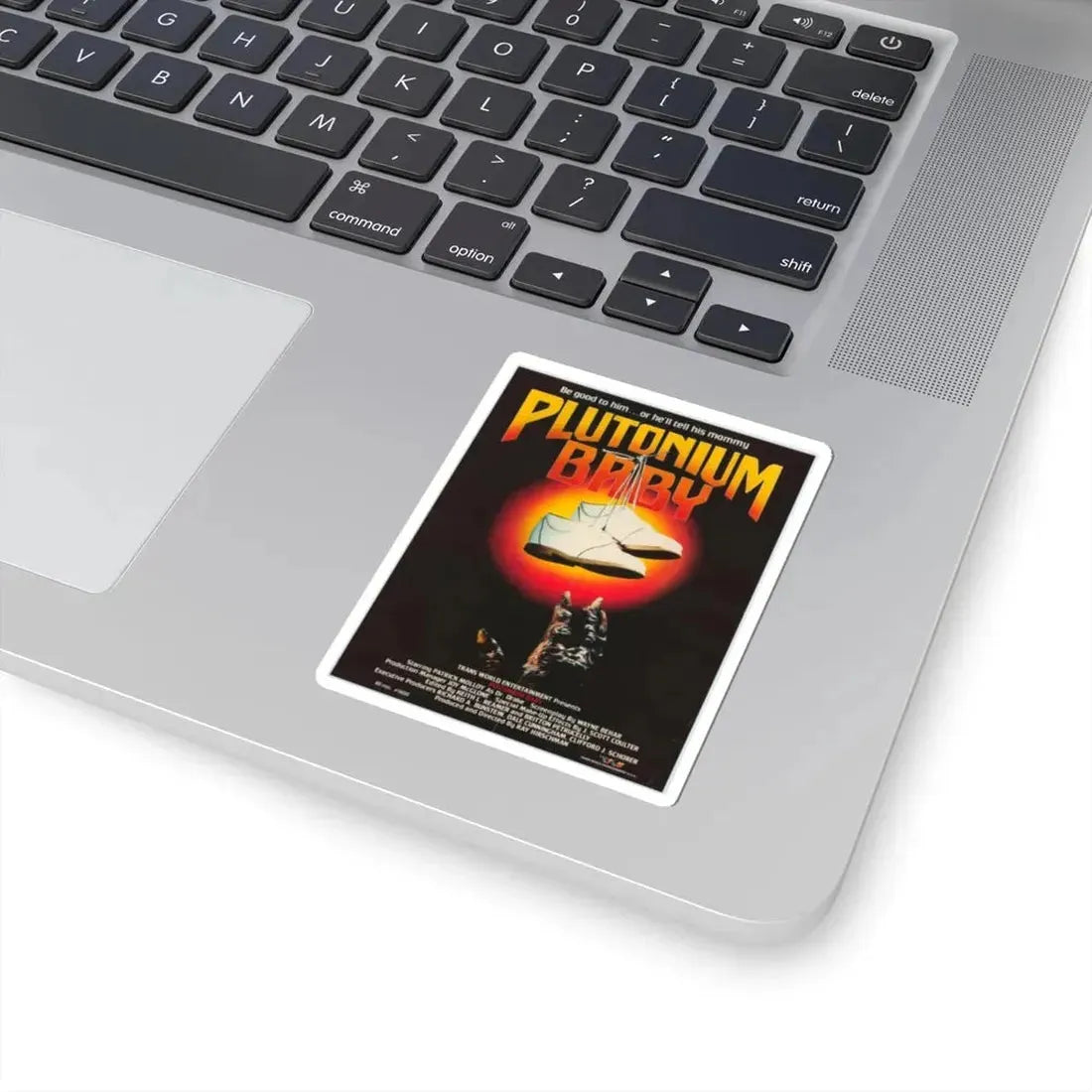 PLUTONIUM BABY 1987 Movie Poster - STICKER Vinyl Kiss-Cut Decal - The Sticker Space