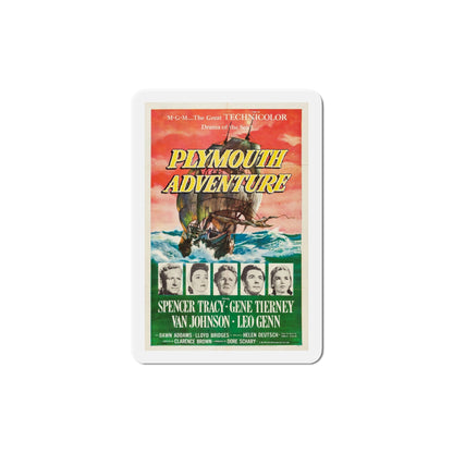 Plymouth Adventure 1952 Movie Poster Die-Cut Magnet-5 Inch-The Sticker Space