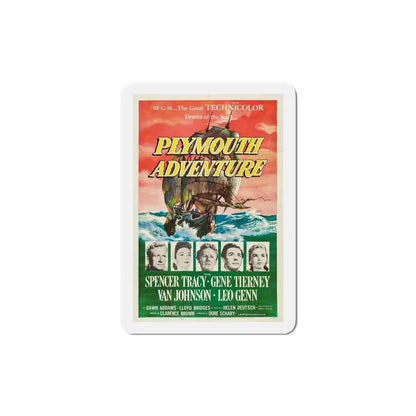 Plymouth Adventure 1952 Movie Poster Refrigerator Magnet 5 Inch - The Sticker Space
