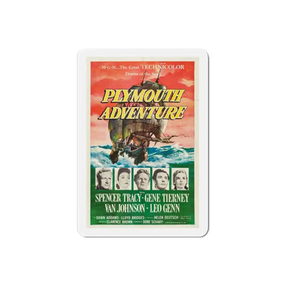 Plymouth Adventure 1952 Movie Poster Refrigerator Magnet - The Sticker Space