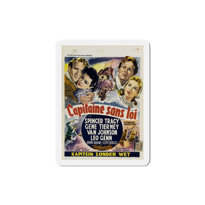 Plymouth Adventure 1952 v2 Movie Poster Die-Cut Magnet-4 Inch-The Sticker Space