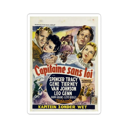 Plymouth Adventure 1952 v2 Movie Poster - STICKER Vinyl Kiss-Cut Decal 4 Inch White - The Sticker Space