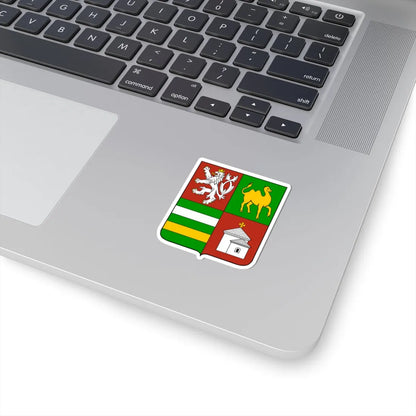 Plzen Region CoA CZ (Czech Republic) (Coat of Arms) STICKER Vinyl Kiss-Cut Decal - The Sticker Space