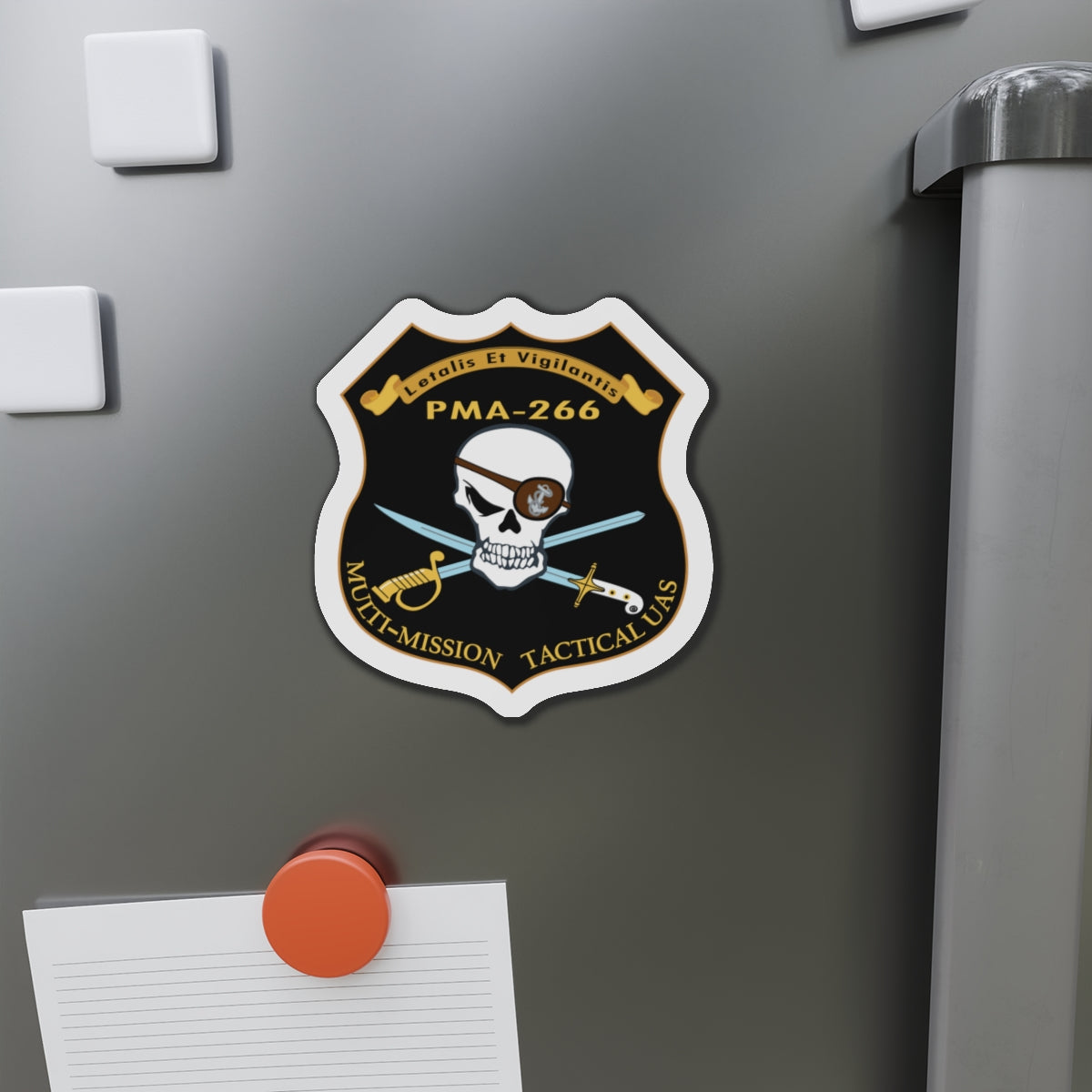 PMA 266 NAVAIR Multi Mission Tactical Unmanned Aerial Systems UAS (U.S. Navy) Die-Cut Magnet-The Sticker Space