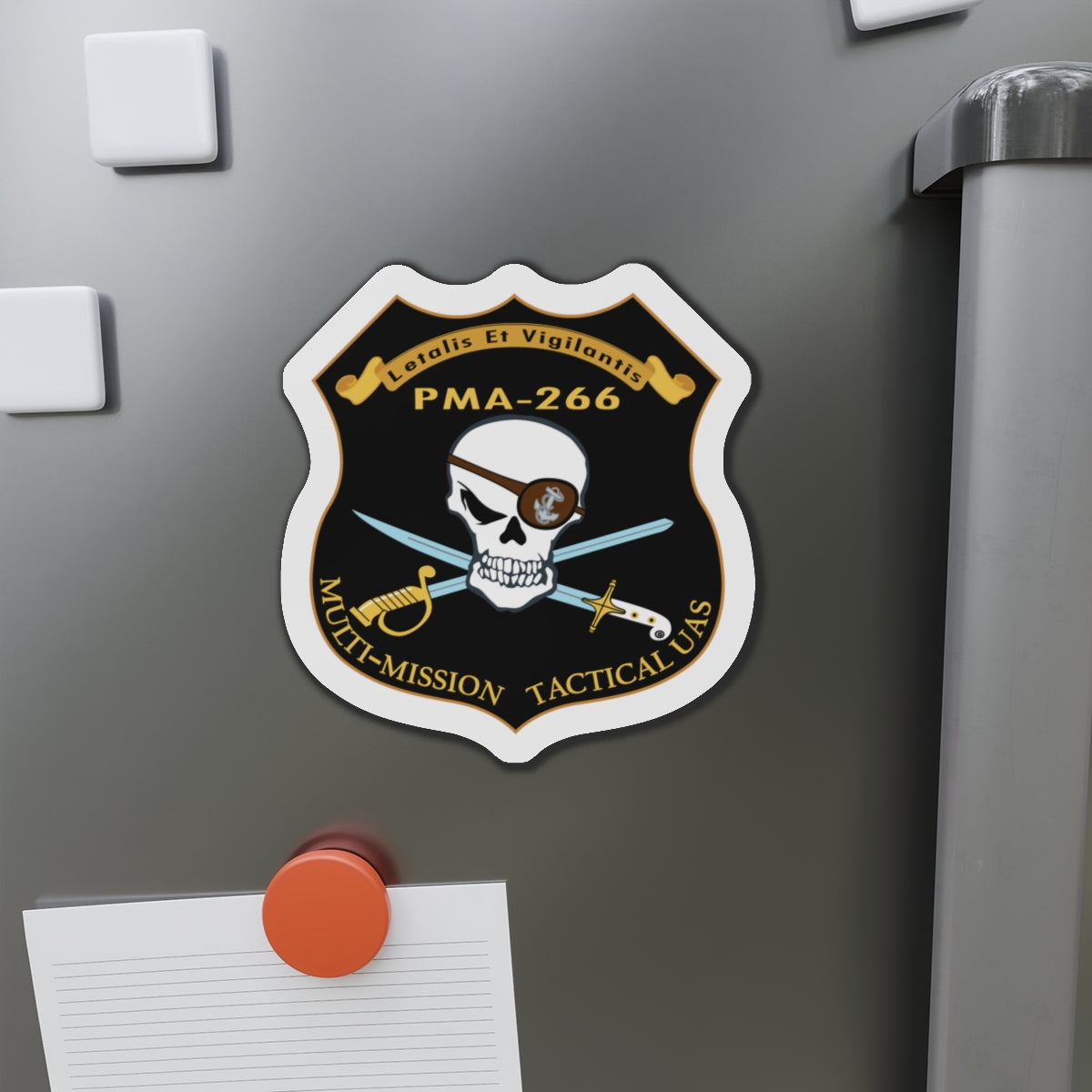 PMA 266 NAVAIR Multi Mission Tactical Unmanned Aerial Systems UAS (U.S. Navy) Die-Cut Magnet-The Sticker Space