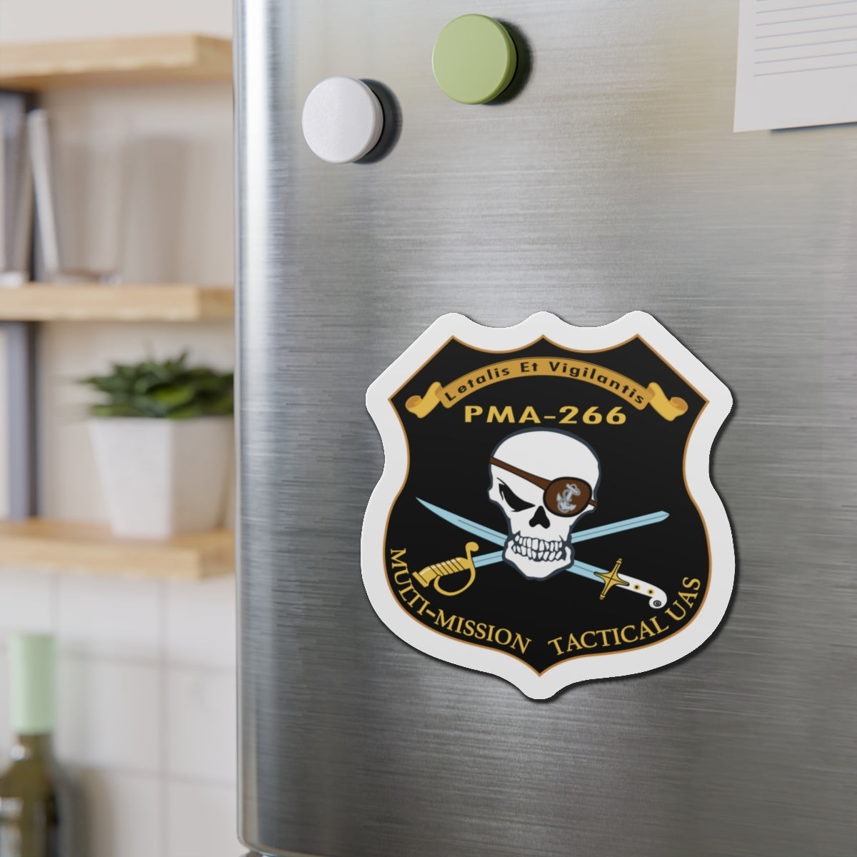 PMA 266 NAVAIR Multi Mission Tactical Unmanned Aerial Systems UAS (U.S. Navy) Die-Cut Magnet-The Sticker Space