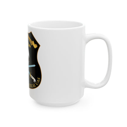 PMA 266 NAVAIR Multi Mission Tactical Unmanned Aerial Systems UAS (U.S. Navy) White Coffee Mug-The Sticker Space